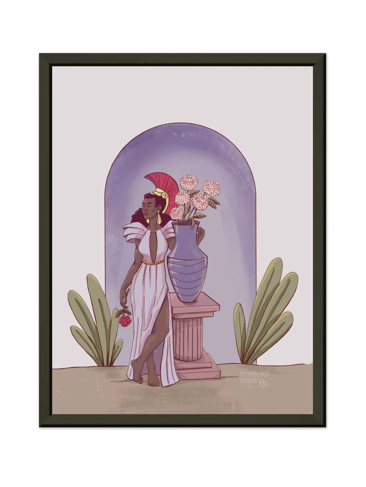 “Effortless Grace” | Metal Framed Wall Art - Mythology Studio