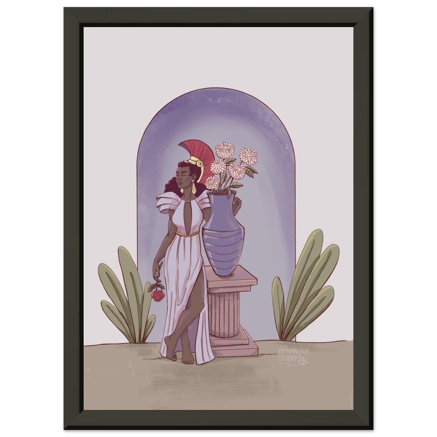 “Effortless Grace” | Metal Framed Wall Art - Mythology Studio