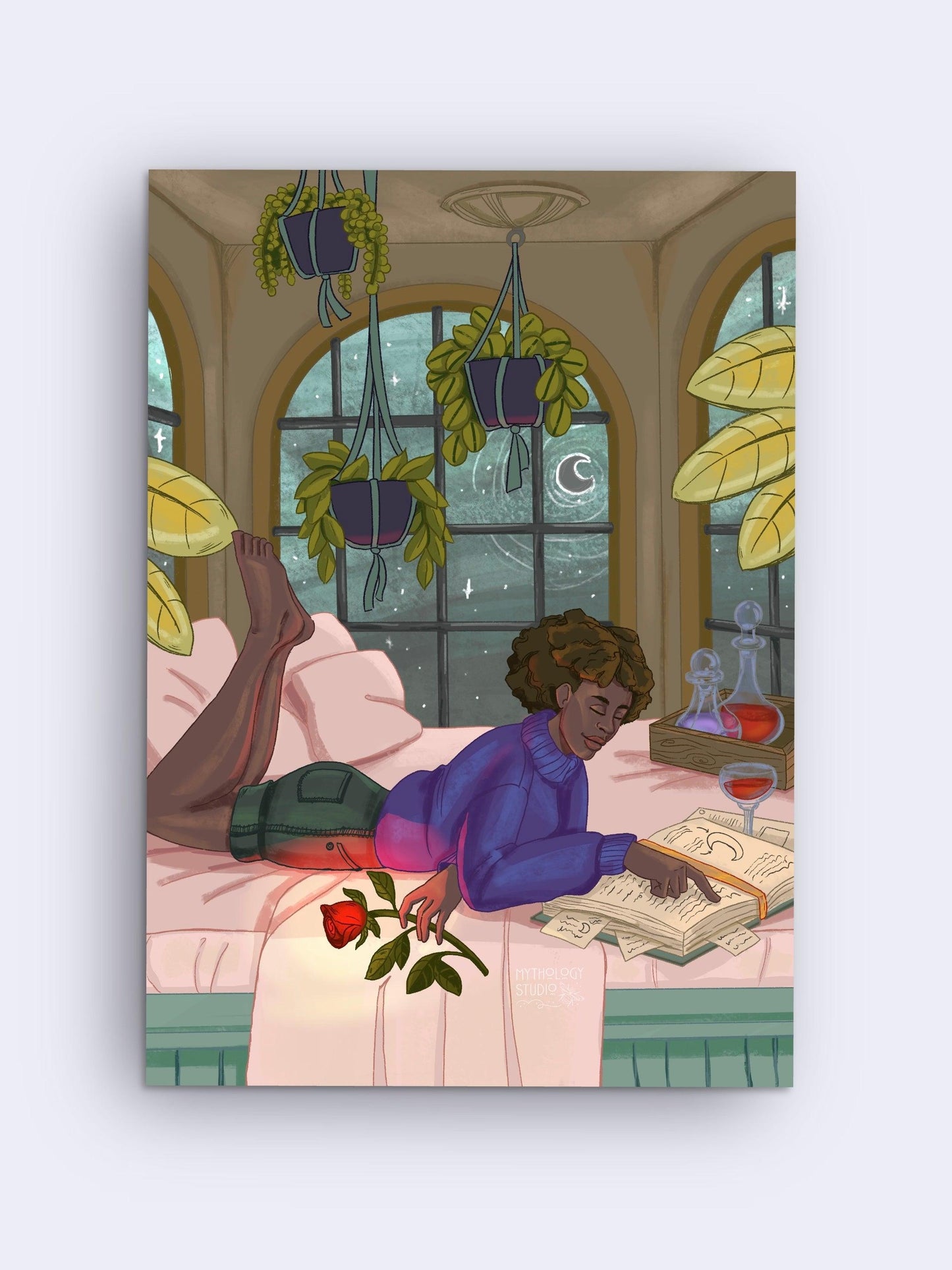 “Alchemy Rose” Art Print - Mythology Studio