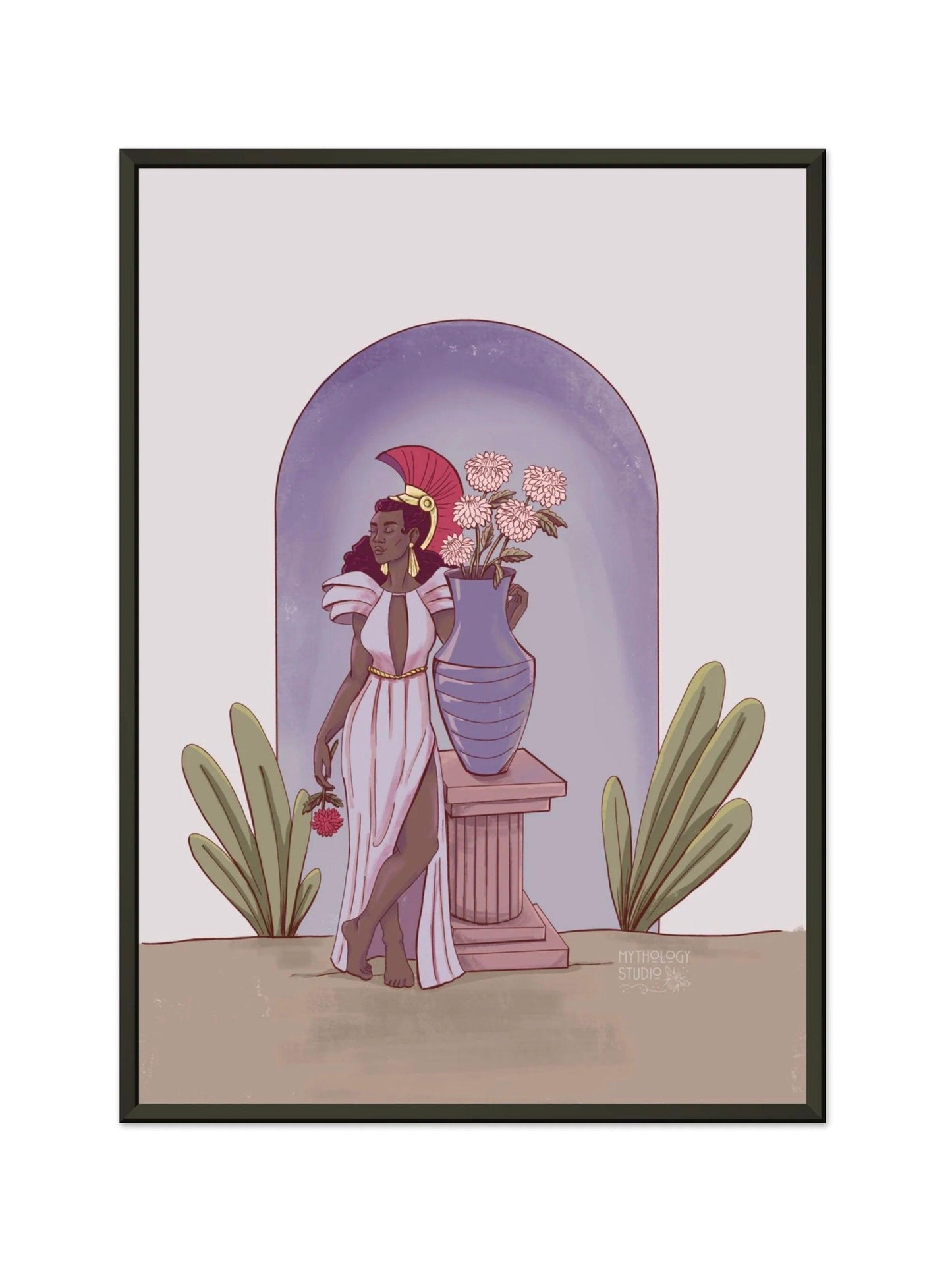 “Effortless Grace” | Metal Framed Wall Art - Mythology Studio