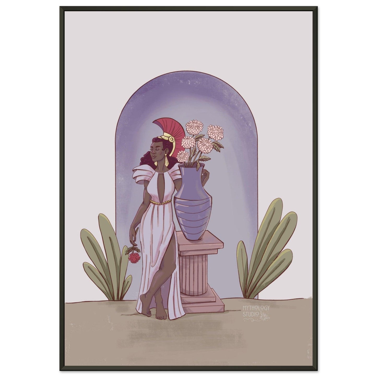 “Effortless Grace” | Metal Framed Wall Art - Mythology Studio