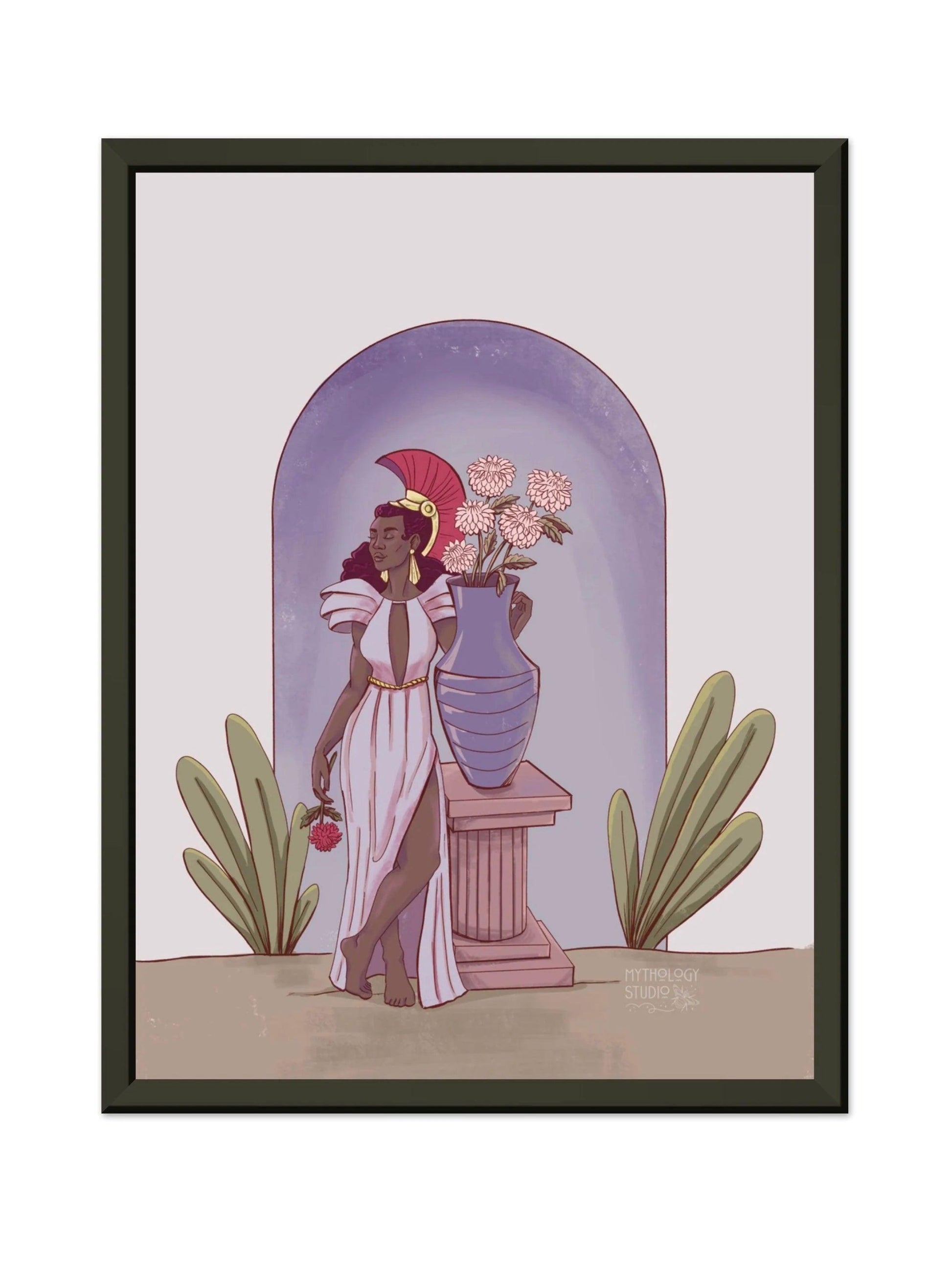 “Effortless Grace” | Metal Framed Wall Art - Mythology Studio