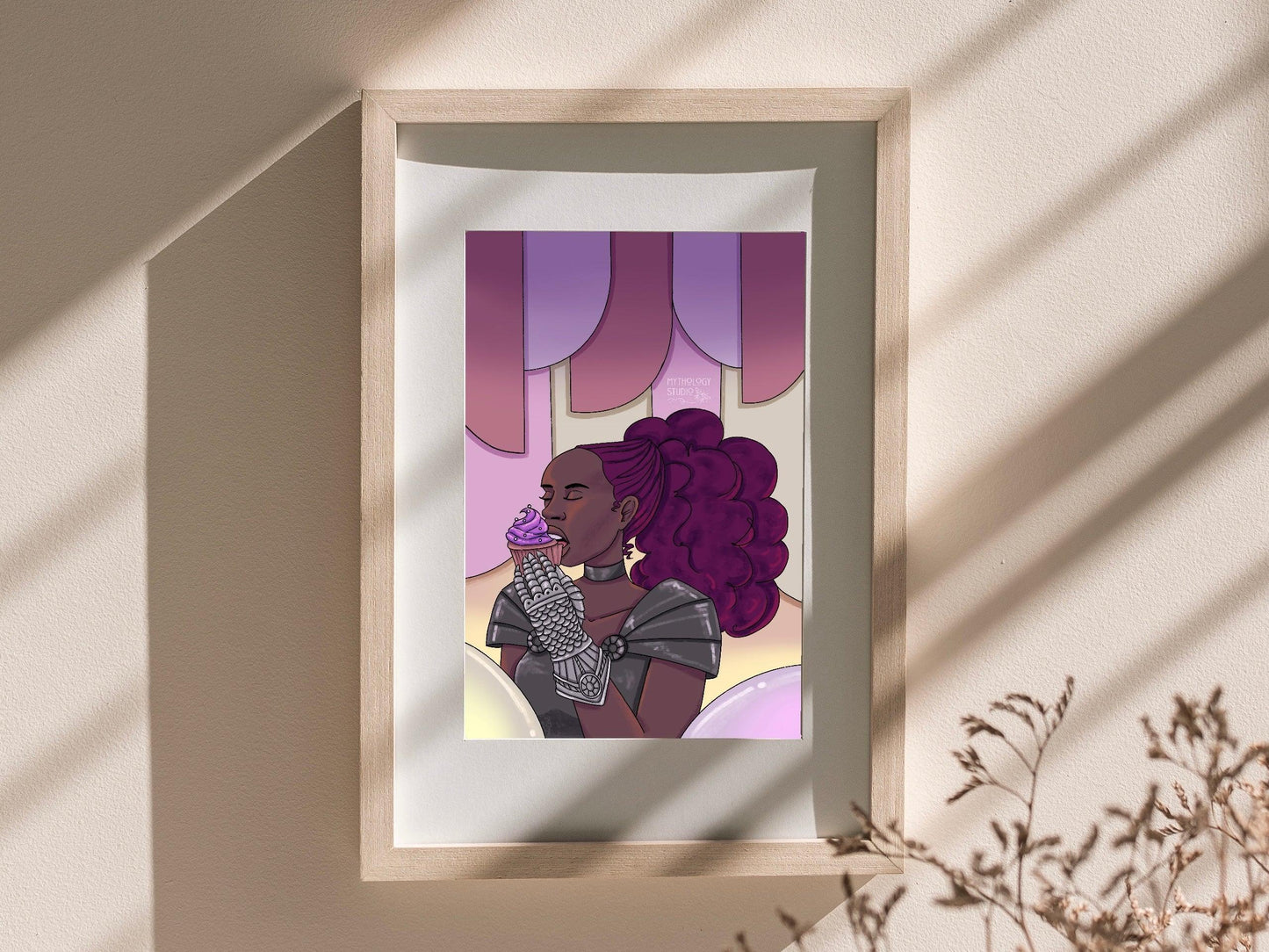 “Black Velvet Dream” Art Print | Wall decor - Mythology Studio