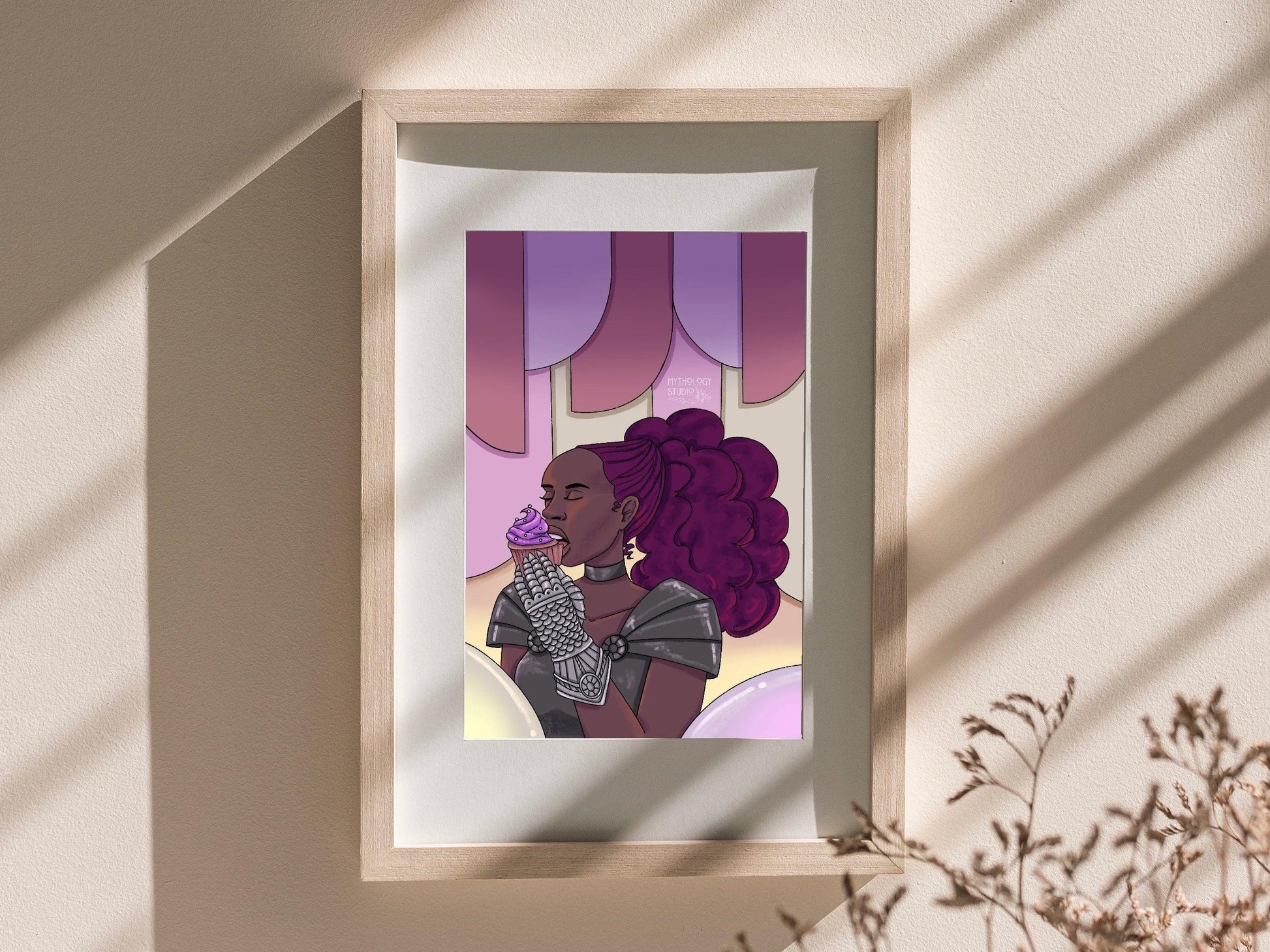 “Black Velvet Dream” Art Print | Wall decor - Mythology Studio