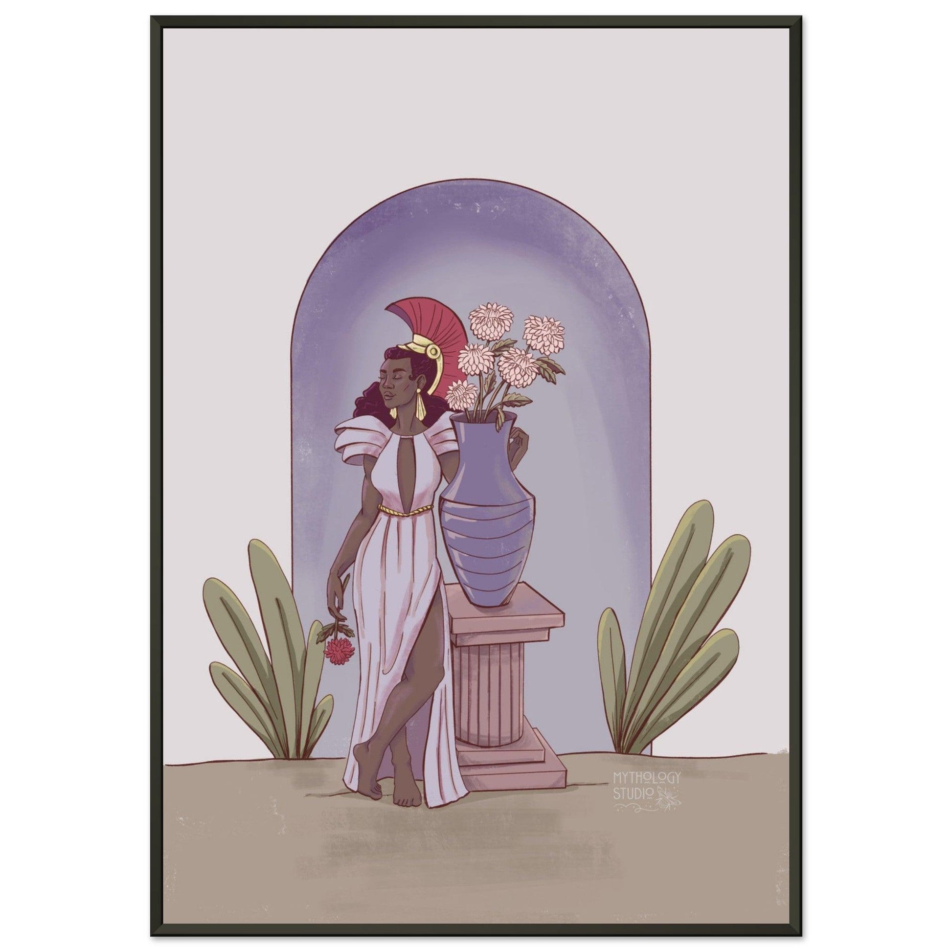 “Effortless Grace” | Metal Framed Wall Art - Mythology Studio