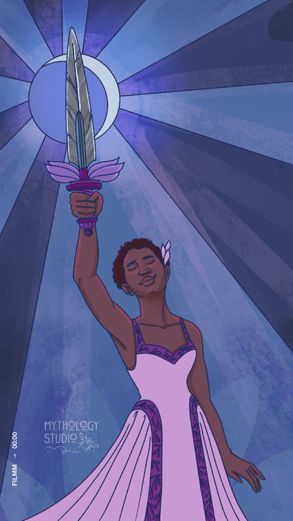 “Victory On Lilac Wings” Art Print